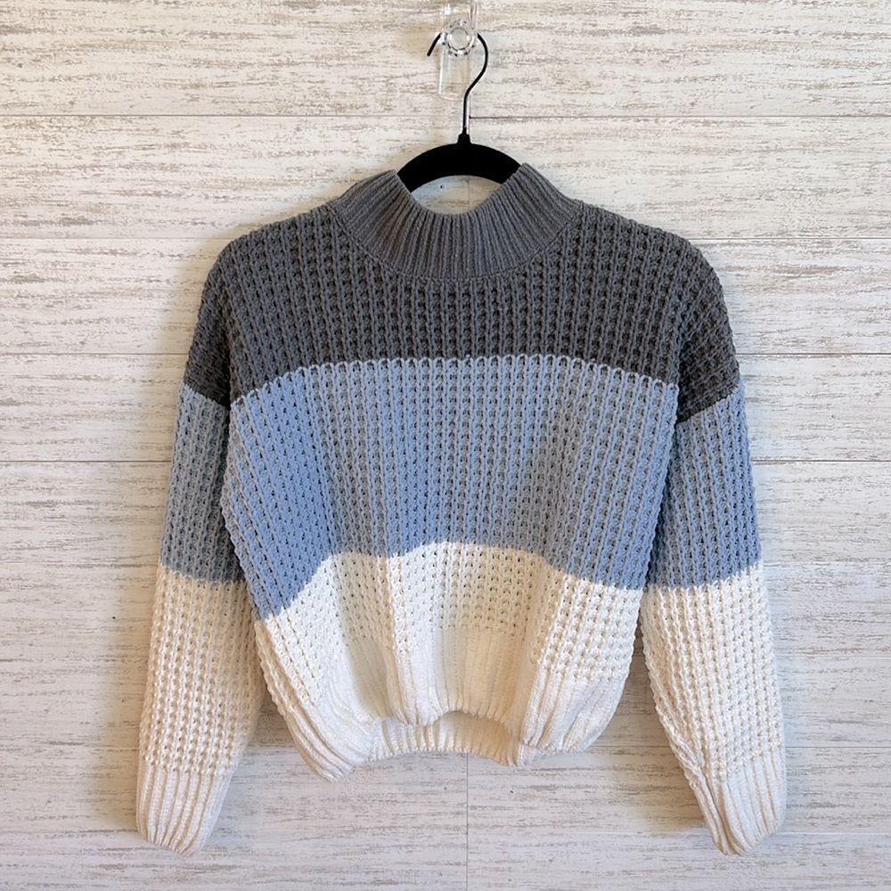 Pink Rose Knitted Sweater | SIZE M